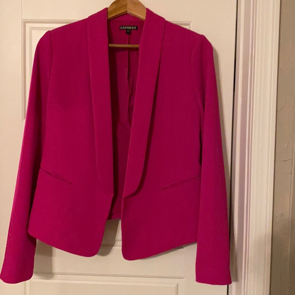 Express Hot Pink Blazer